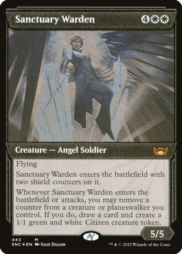 naokuroshop MTG [SNC][443][白][M][EN][聖域の番人/Sanctuary Warden] NM