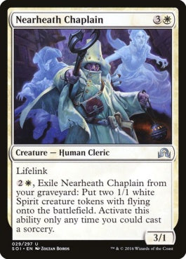 naokuroshop MTG [SOI][029][白][U][EN][近野の司祭/Nearheath Chaplain] NM