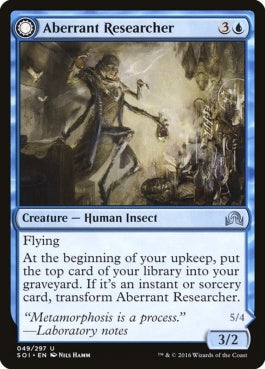 naokuroshop MTG [SOI][049][青][U][EN][逸脱した研究者/Aberrant Researcher] NM