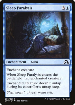 naokuroshop MTG [SOI][087][青][C][EN][金縛り/Sleep Paralysis] NM