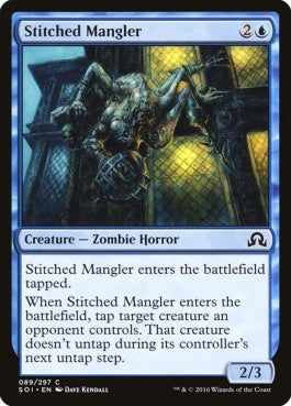 naokuroshop MTG [SOI][089][青][C][EN][縫合の刻み獣/Stitched Mangler] NM