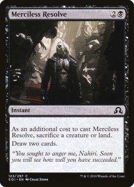 naokuroshop MTG [SOI][123][黒][C][EN][無慈悲な決意/Merciless Resolve] NM