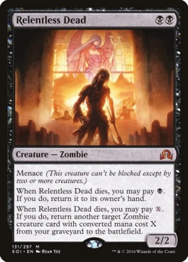 naokuroshop MTG [SOI][131][黒][M][EN][無情な死者/Relentless Dead] NM