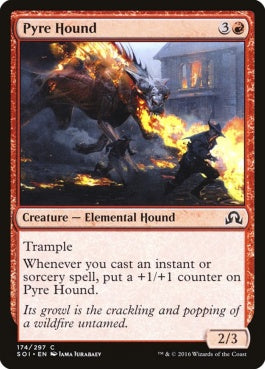 naokuroshop MTG [SOI][174][赤][C][EN][火の猟犬/Pyre Hound] NM