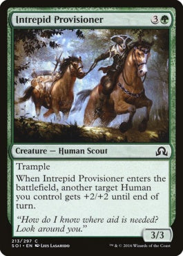 naokuroshop MTG [SOI][213][緑][C][EN][剛胆な補給兵/Intrepid Provisioner] NM