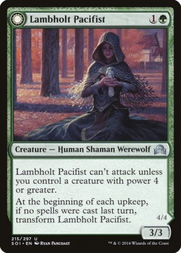 naokuroshop MTG [SOI][215][緑][U][EN][ラムホルトの平和主義者/Lambholt Pacifist] NM