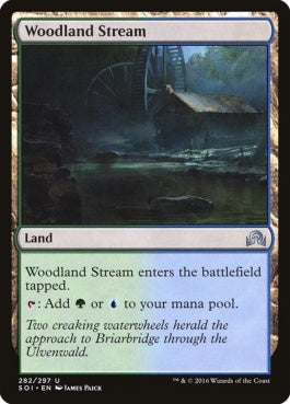 naokuroshop MTG [SOI][282][土地][U][EN][森林地の小川/Woodland Stream] NM