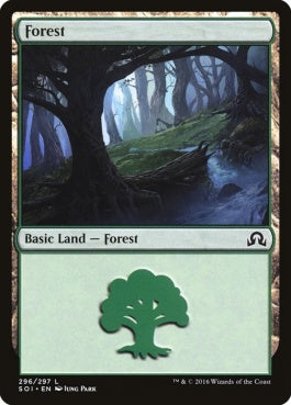 naokuroshop MTG [SOI][296][土地][C][EN][森/Forest] NM