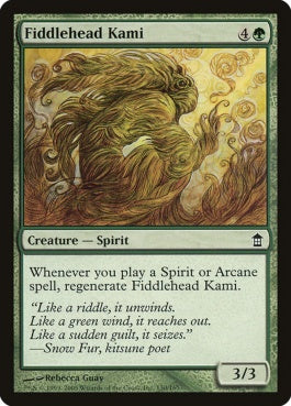 naokuroshop MTG [SOK][130][緑][C][EN][蕨の神/Fiddlehead Kami] NM