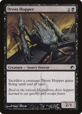 naokuroshop MTG [SOM][060][黒][C][EN][ドロスバッタ/Dross Hopper] NM