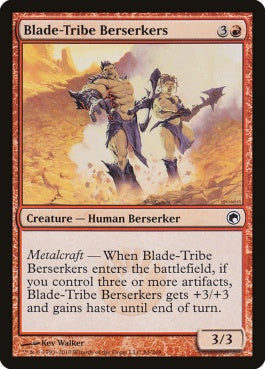 naokuroshop MTG [SOM][084][赤][C][EN][刃族の狂戦士/Blade-Tribe Berserkers] NM