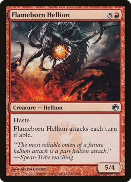 naokuroshop MTG [SOM][089][赤][C][EN][炎生まれのヘリオン/Flameborn Hellion] NM