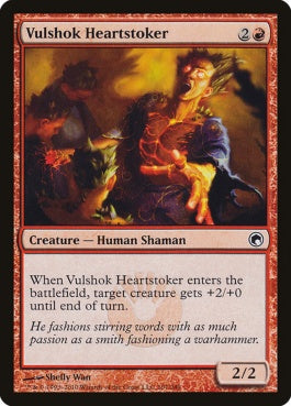 naokuroshop MTG [SOM][107][赤][C][EN][ヴァルショクの心臓焚き/Vulshok Heartstoker] NM