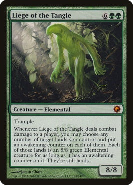 naokuroshop MTG [SOM][123][緑][M][EN][絡み森の主/Liege of the Tangle] NM