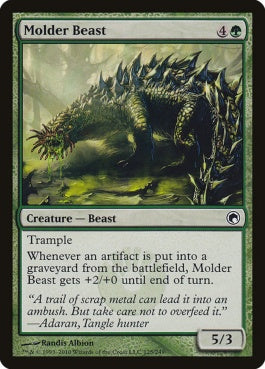 naokuroshop MTG [SOM][125][緑][C][EN][腐食獣/Molder Beast] NM