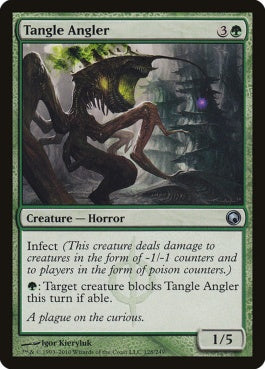 naokuroshop MTG [SOM][128][緑][U][EN][絡み森の鮟鱇/Tangle Angler] NM