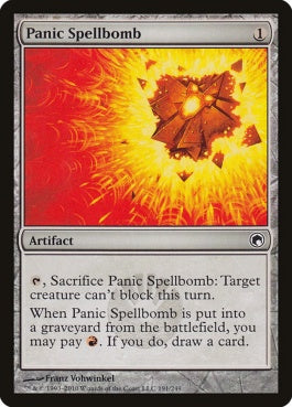 naokuroshop MTG [SOM][191][茶][C][EN][恐慌の呪文爆弾/Panic Spellbomb] NM