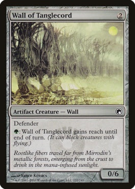 naokuroshop MTG [SOM][222][茶][C][EN][絡み線の壁/Wall of Tanglecord] NM