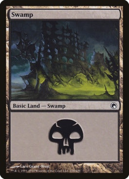 naokuroshop MTG [SOM][238][土地][C][EN][沼/Swamp] NM