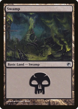 naokuroshop MTG [SOM][240][土地][C][EN][沼/Swamp] NM