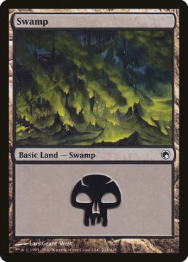 naokuroshop MTG [SOM][241][土地][C][EN][沼/Swamp] NM