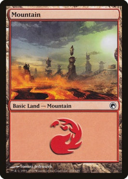 naokuroshop MTG [SOM][244][土地][C][EN][山/Mountain] NM