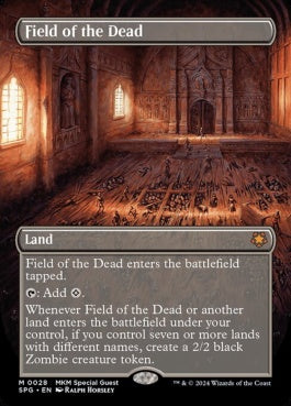 naokuroshop MTG [SPG][0028][土地][M][EN][死者の原野/Field of the Dead] NM