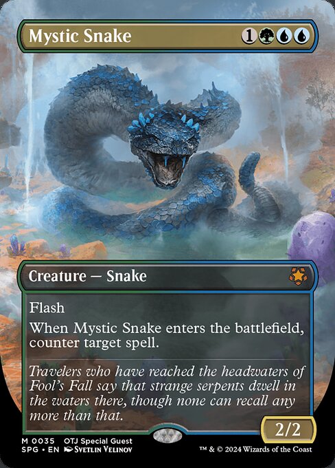 naokuroshop MTG [SPG][0035][多][M][EN][神秘の蛇/Mystic Snake]（foil） NM