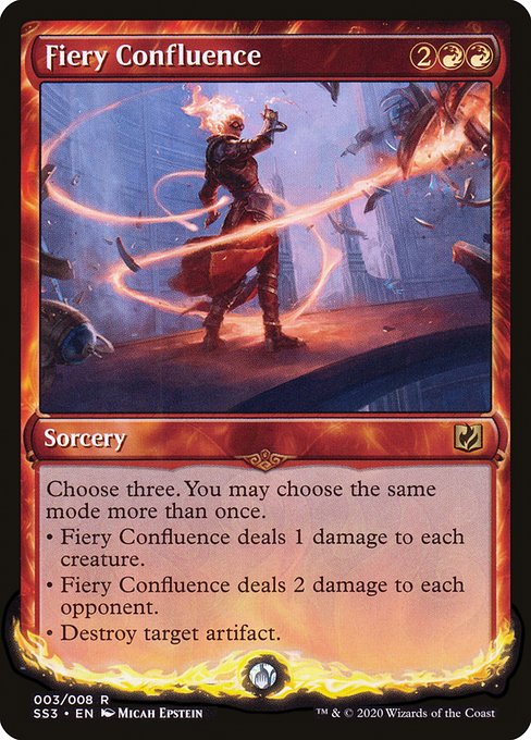 naokuroshop MTG [SS3][0003][赤][R][EN][焦熱の合流点/Fiery Confluence]（foil） NM