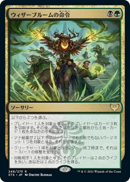 naokuroshop MTG [STX][248][多][R][JP][ウィザーブルームの命令/Witherbloom Command]（foil） NM