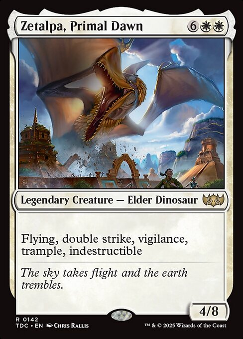 naokuroshop MTG [TDC][0142][白][R][EN][原初の夜明け、ゼタルパ/Zetalpa, Primal Dawn] NM