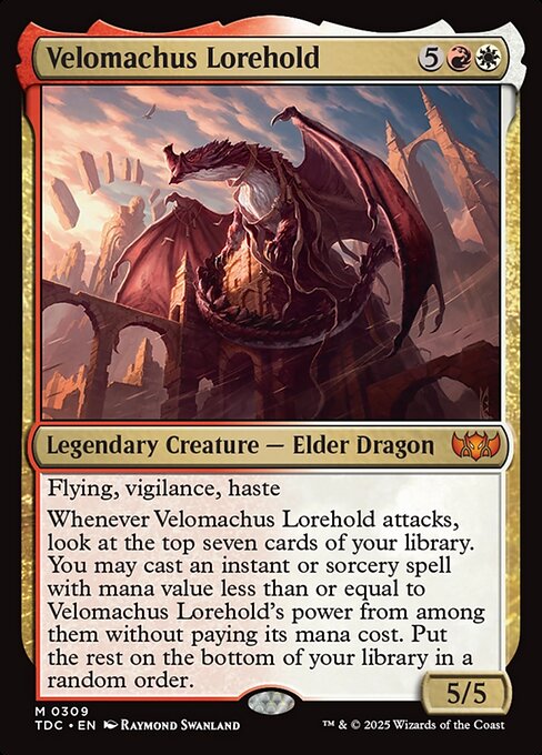 naokuroshop MTG [TDC][0309][多][M][EN][ヴェロマカス・ロアホールド/Velomachus Lorehold] NM