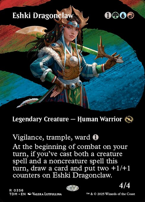 naokuroshop MTG [TDM][0356][多][R][EN][龍爪のエシュキ/Eshki Dragonclaw]（foil） NM