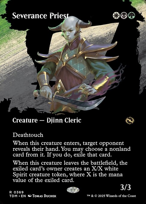 naokuroshop MTG [TDM][0369][多][R][EN][絶縁の僧侶/Severance Priest]（foil） NM