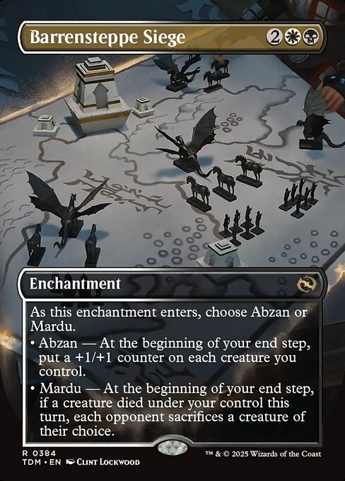 naokuroshop MTG [TDM][0384][多][R][EN][不毛平原の包囲/Barrensteppe Siege] NM