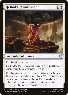 naokuroshop MTG [THB][021][白][U][EN][ヘリオッドの神罰/Heliod's Punishment]（foil） NM