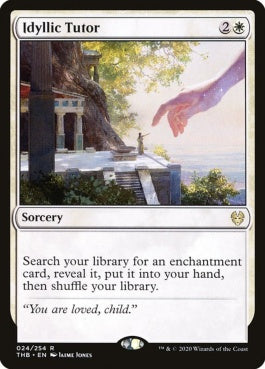 naokuroshop MTG [THB][024][白][R][EN][牧歌的な教示者/Idyllic Tutor]（foil） NM