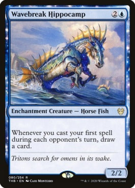 naokuroshop MTG [THB][080][青][R][EN][波破りの海馬/Wavebreak Hippocamp]（foil） NM