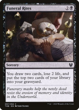 naokuroshop MTG [THB][097][黒][C][EN][葬儀/Funeral Rites]（foil） NM