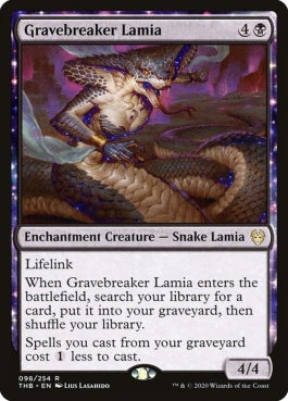 naokuroshop MTG [THB][098][黒][R][EN][墓破りのラミア/Gravebreaker Lamia] NM