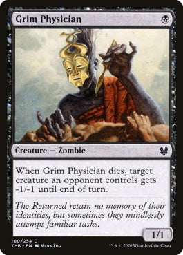 naokuroshop MTG [THB][100][黒][C][EN][残酷な医師/Grim Physician]（foil） NM