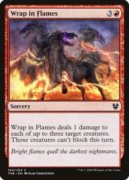 naokuroshop MTG [THB][164][赤][C][EN][炎の覆い/Wrap in Flames]（foil） NM