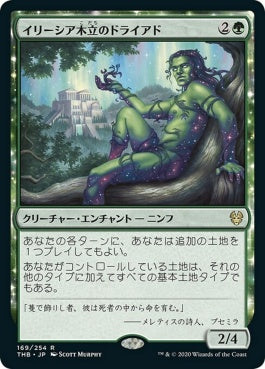 naokuroshop MTG [THB][169][緑][R][JP][イリーシア木立のドライアド/Dryad of the Ilysian Grove]（foil） NM