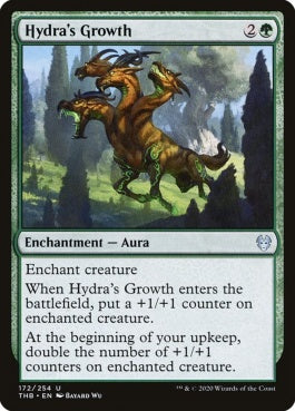 naokuroshop MTG [THB][172][緑][U][EN][ハイドラの成長/Hydra's Growth]（foil） NM