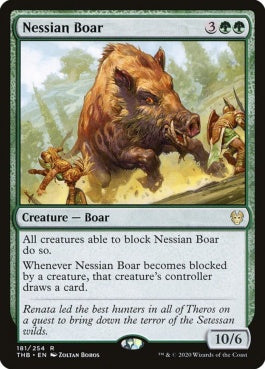 naokuroshop MTG [THB][181][緑][R][EN][ネシアンの猪/Nessian Boar] NM