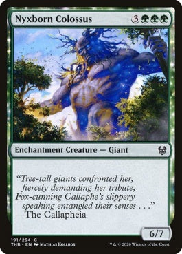 naokuroshop MTG [THB][191][緑][C][EN][ニクス生まれの巨人/Nyxborn Colossus]（foil） NM