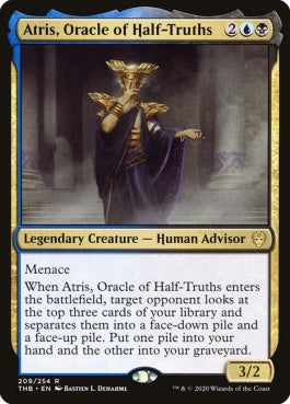 naokuroshop MTG [THB][209][多][R][EN][半真実の神託者、アトリス/Atris, Oracle of Half-Truths]（foil） NM