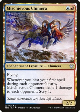 naokuroshop MTG [THB][223][多][U][EN][悪戯なキマイラ/Mischievous Chimera]（foil） NM