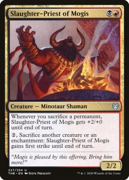 naokuroshop MTG [THB][227][多][U][EN][モーギスの殺戮神官/Slaughter-Priest of Mogis] NM