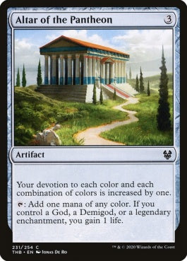 naokuroshop MTG [THB][231][茶][C][EN][万神殿の祭壇/Altar of the Pantheon]（foil） NM